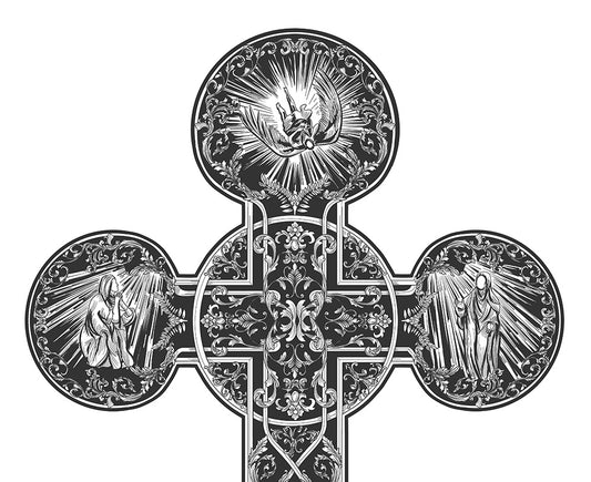 Private Client // Vector Cross Illustration