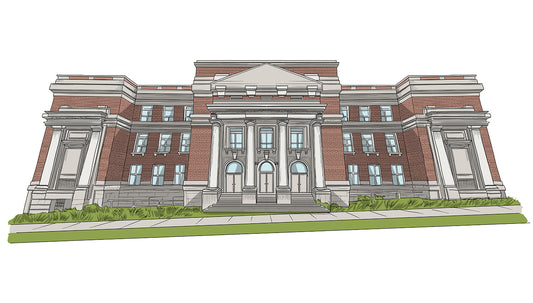 City of Baltimore // Historic Building Illustration