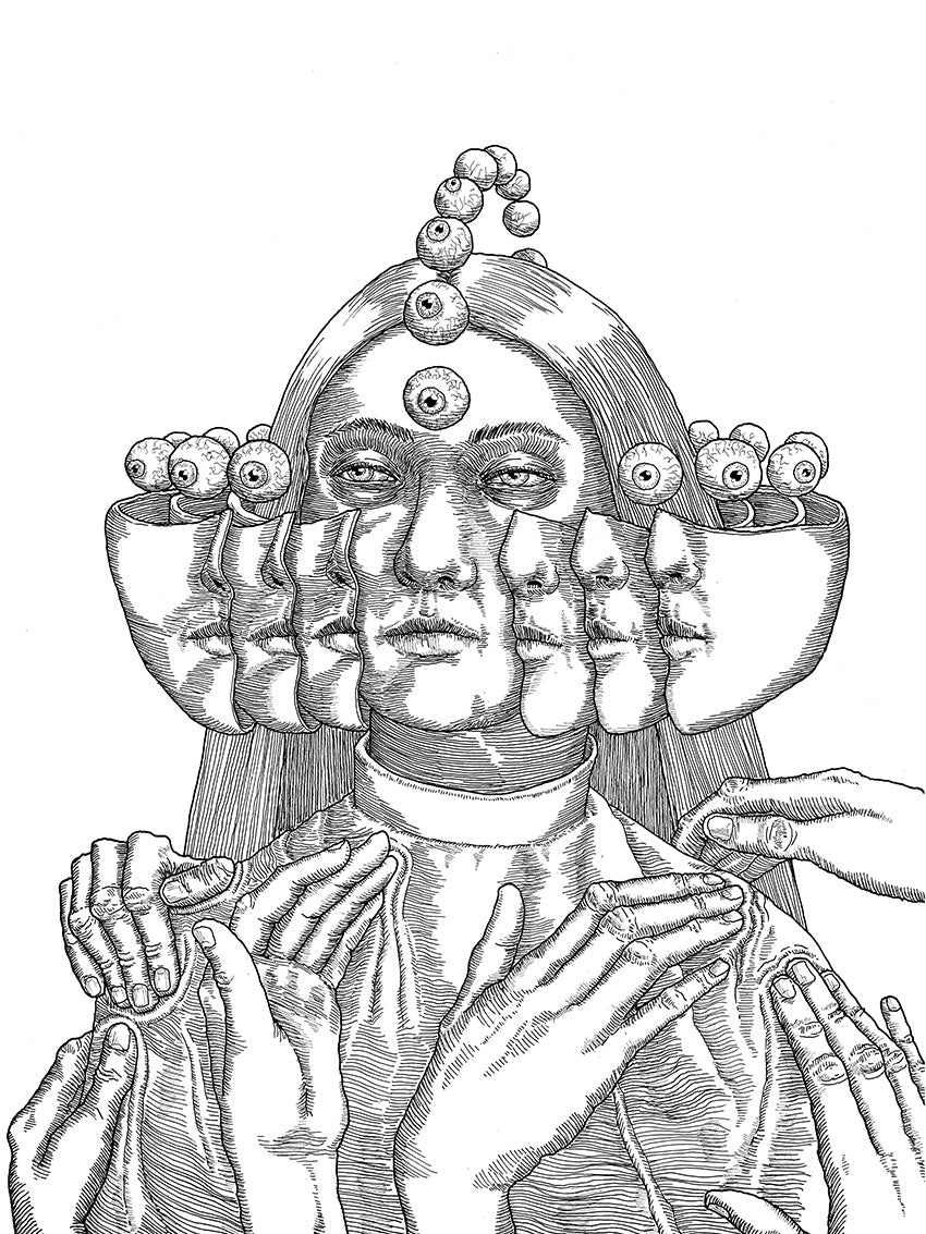 "Mask I" Open Edition Print