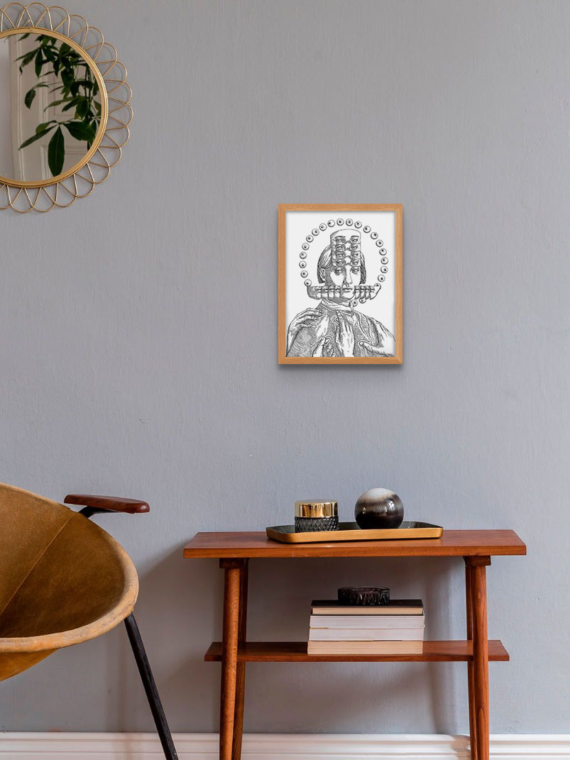 "Mask II" Original Drawing