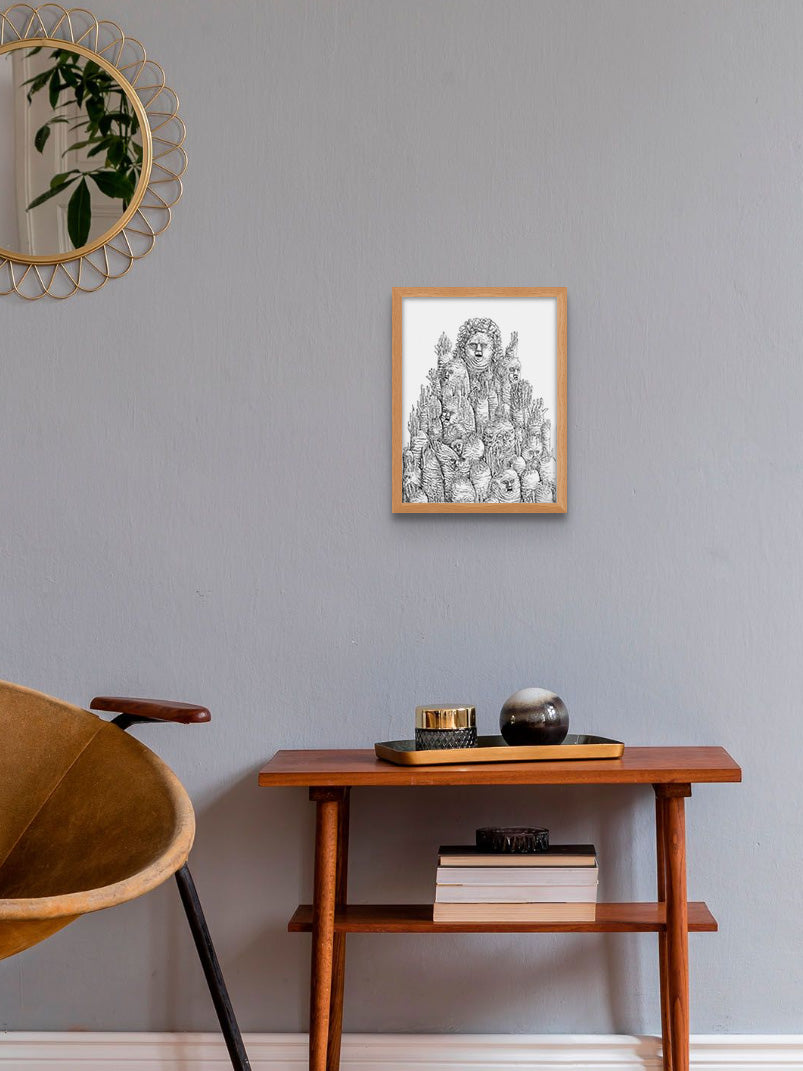 "Garden I" Original Drawing