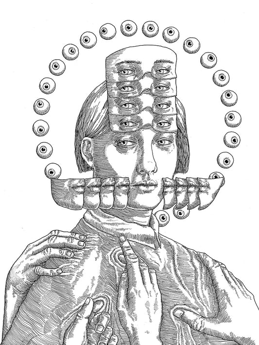 "Mask II" Original Drawing