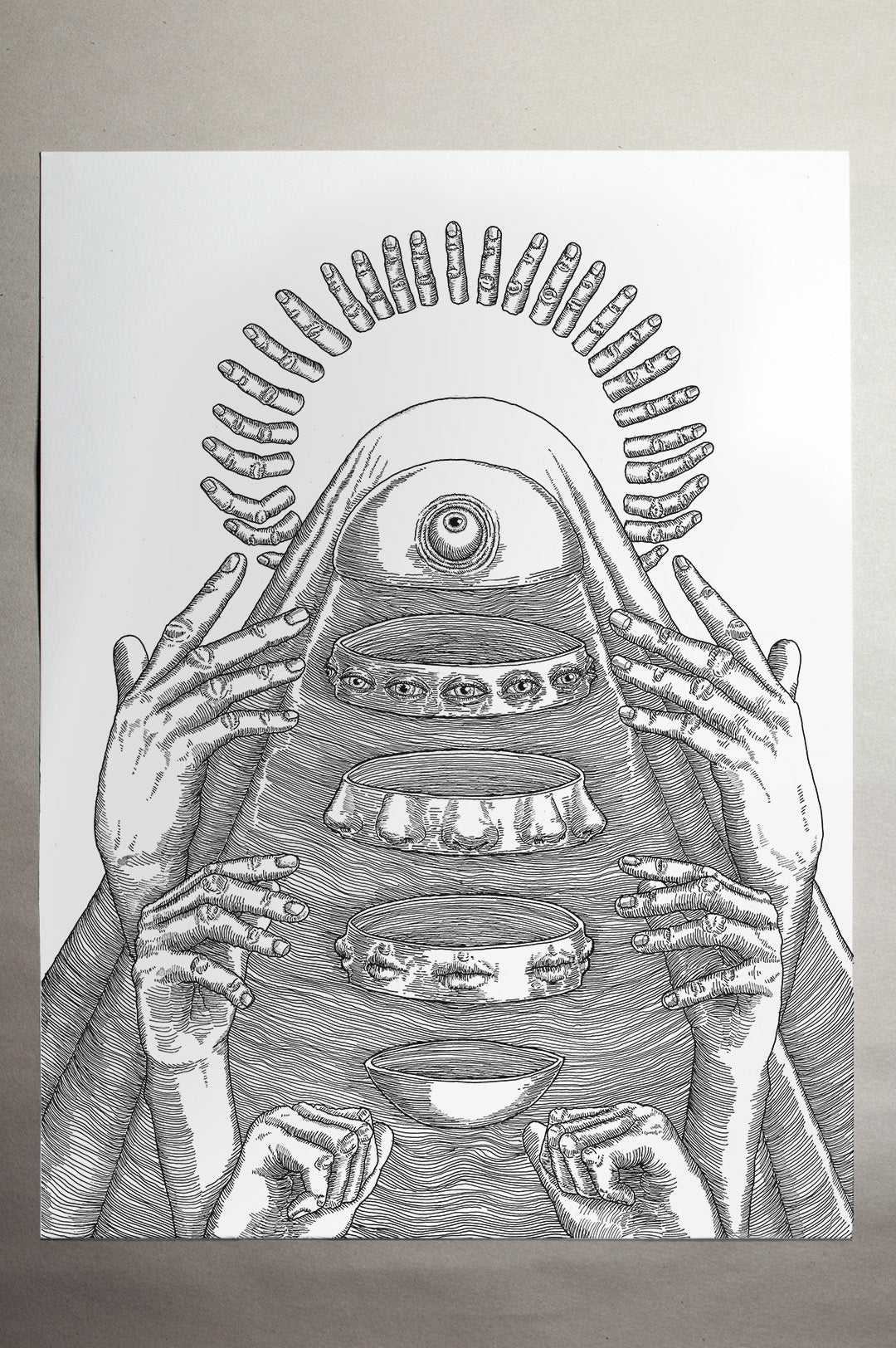 "Projection V" Original Drawing