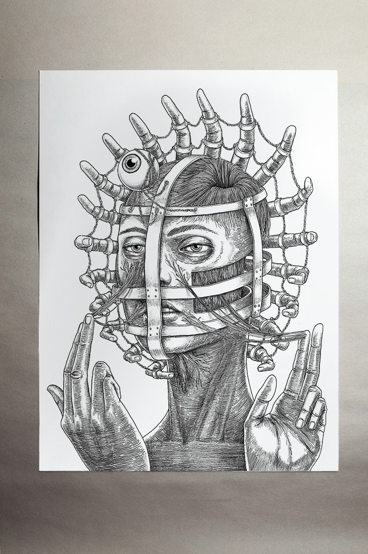 "Illusory Growth" Original Drawing
