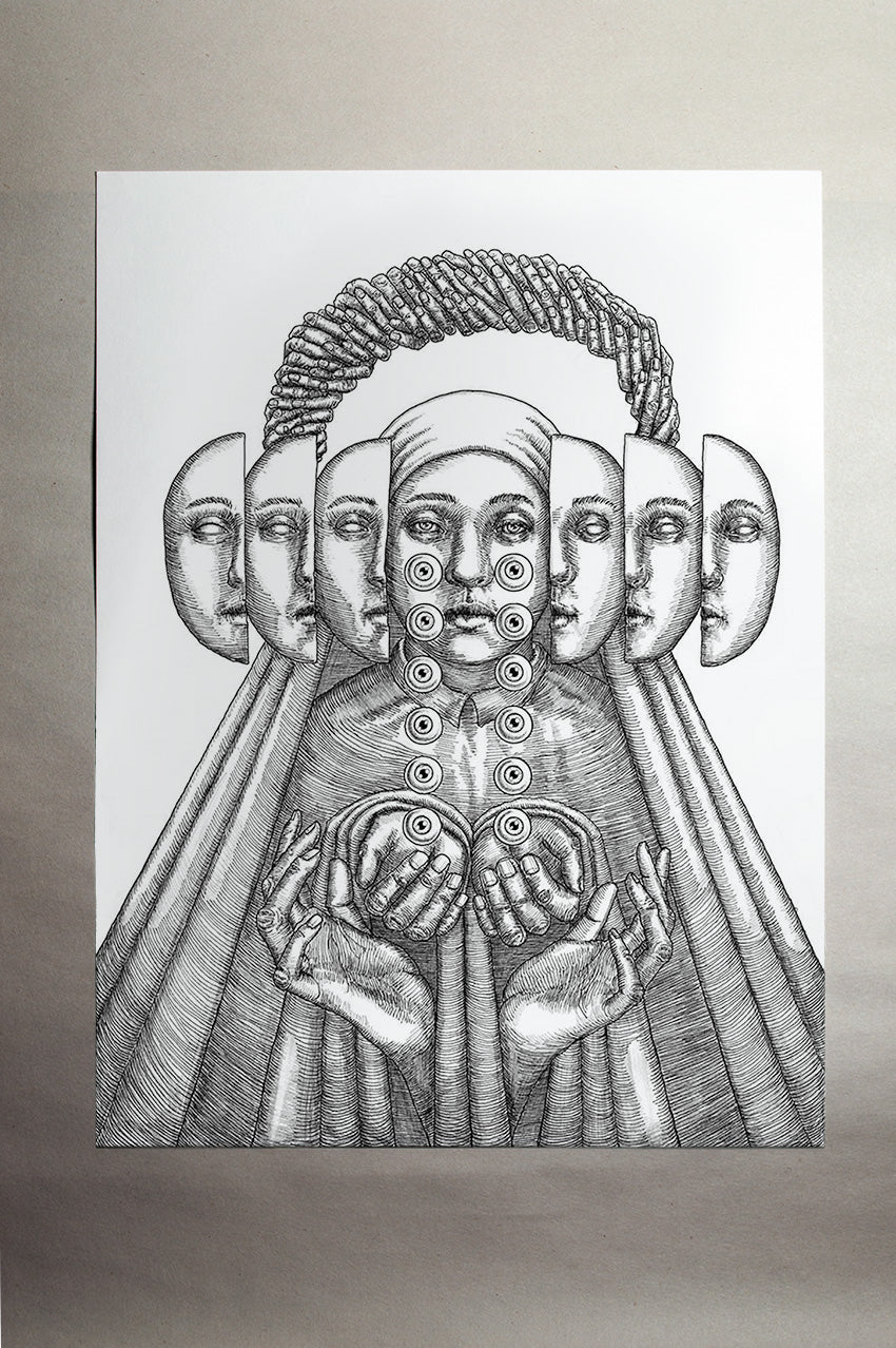 "Projection III" Original Drawing