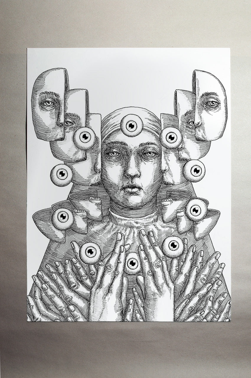 "Relic VI" Original Drawing
