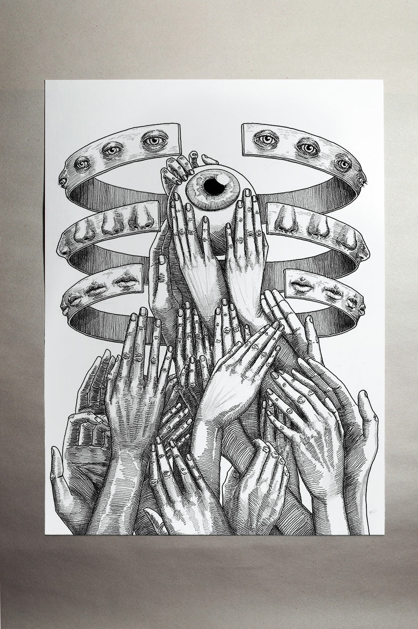 "Reveal" Original Drawing
