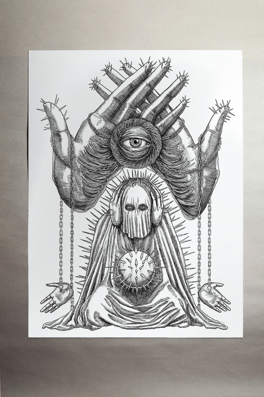 "Vexed I" Original Drawing