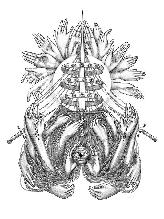 "Tether" Original Drawing