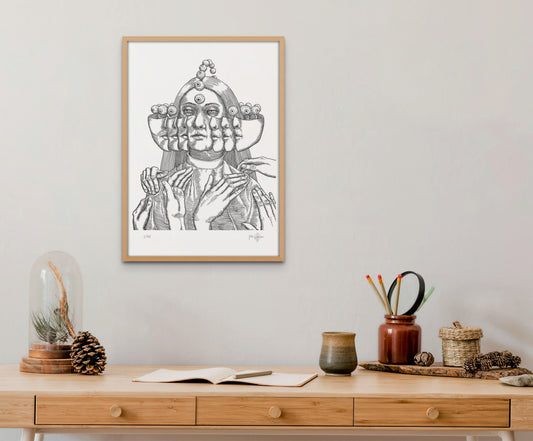"Mask I" Limited Edition Giclée Print